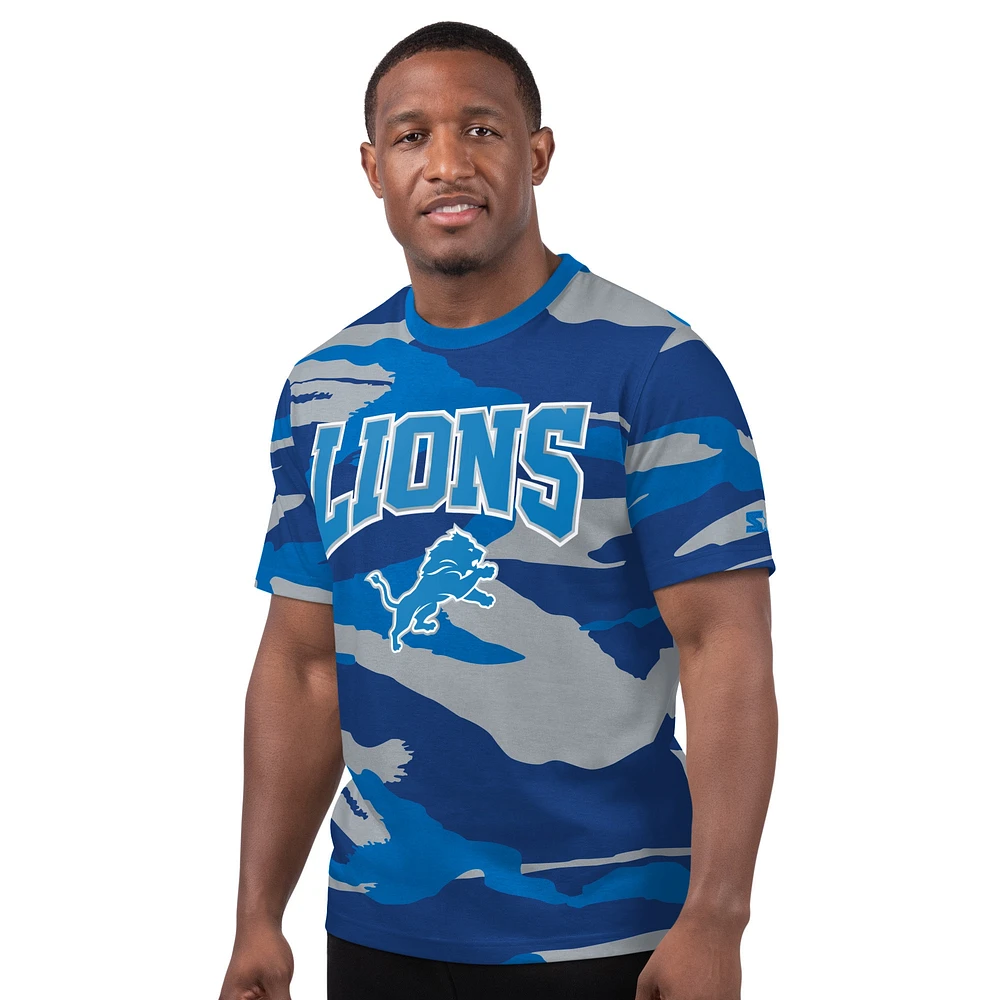 Men's Starter Gray Detroit Lions Thursday Night Gridiron T-Shirt