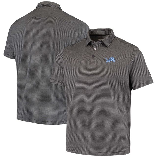 Polo Detroit Lions Sport Pacific Shore Tommy Bahama noir pour homme