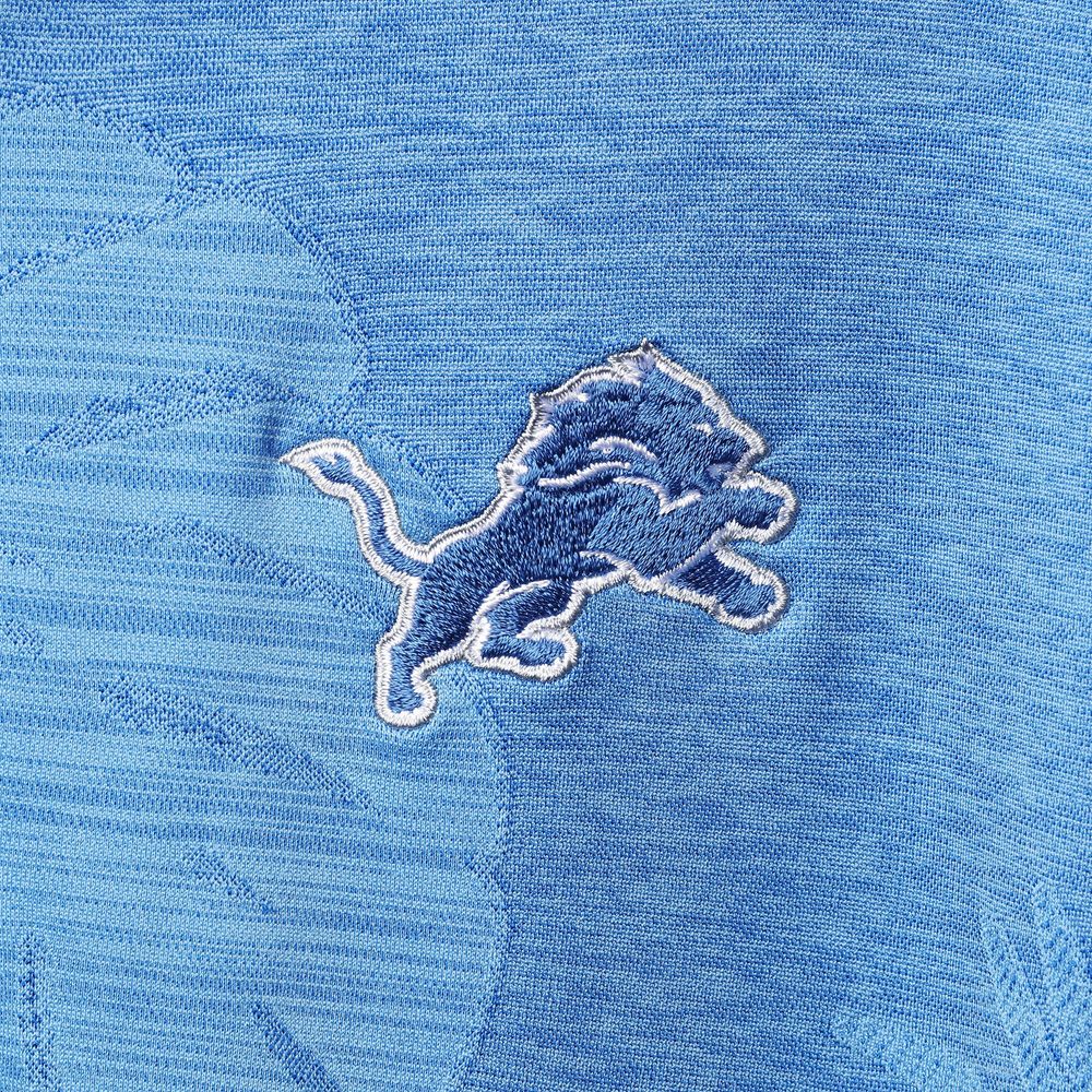 Tommy Bahama Men's Tommy Bahama Blue Detroit Lions Palm Coast Delray Frond  Allover IslandZone Polo