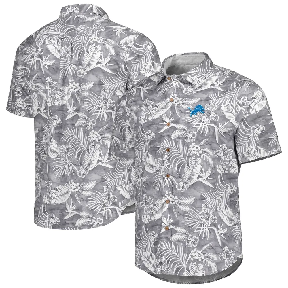 Tommy Bahama Men's Tommy Bahama Black Detroit Lions Sport Palmetto Palms  Polo