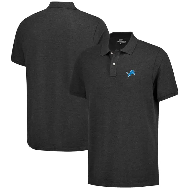 Women's Antigua Charcoal Detroit Lions Compass Polo