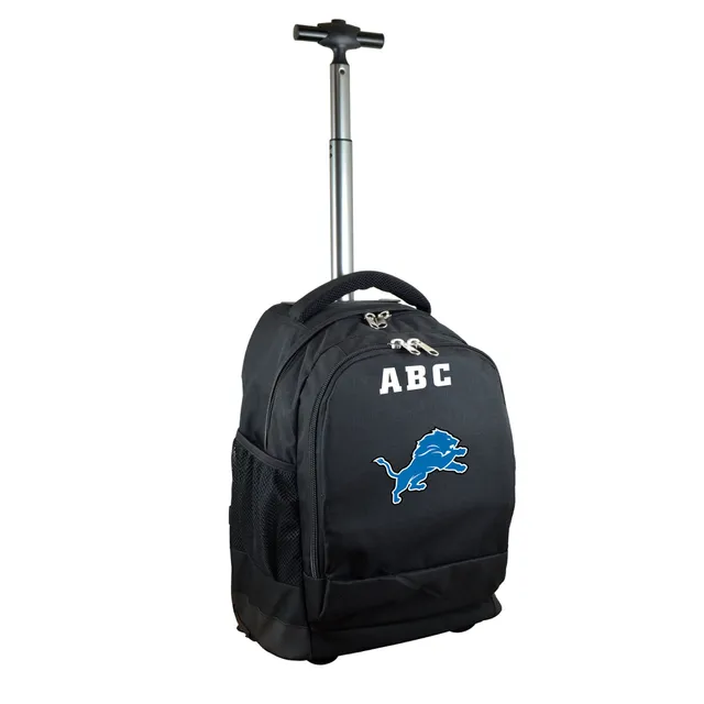 Mojo Detroit Lions Grey Personalized Monogram Campus Backpack