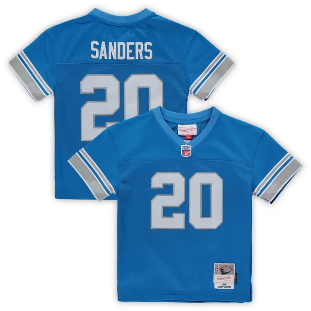Barry Sanders NFC Mitchell & Ness 1994 Pro Bowl Authentic Jersey -  White/Blue