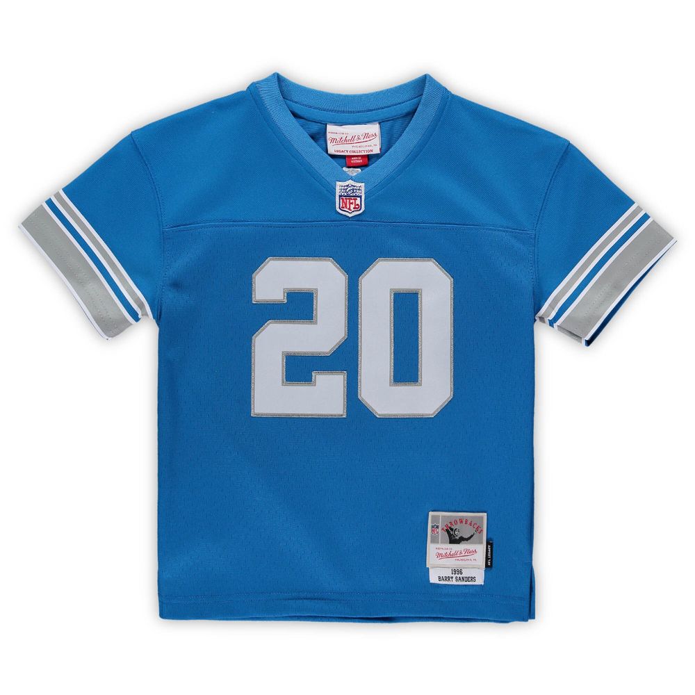 Preschool Mitchell & Ness Barry Sanders Blue Detroit Lions 1996 Retired Legacy Jersey