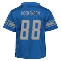 Men's Detroit Lions T.J. Hockenson Nike Blue Player Game Jersey