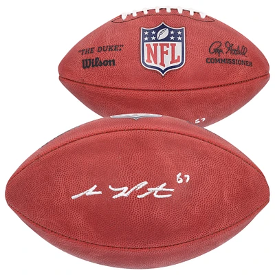 Sam LaPorta Detroit Lions Autographed Duke Full Color Football 