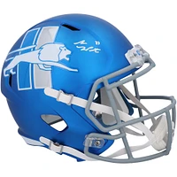 Sam LaPorta Detroit Lions Autographed Riddell Throwback Speed Replica Helmet