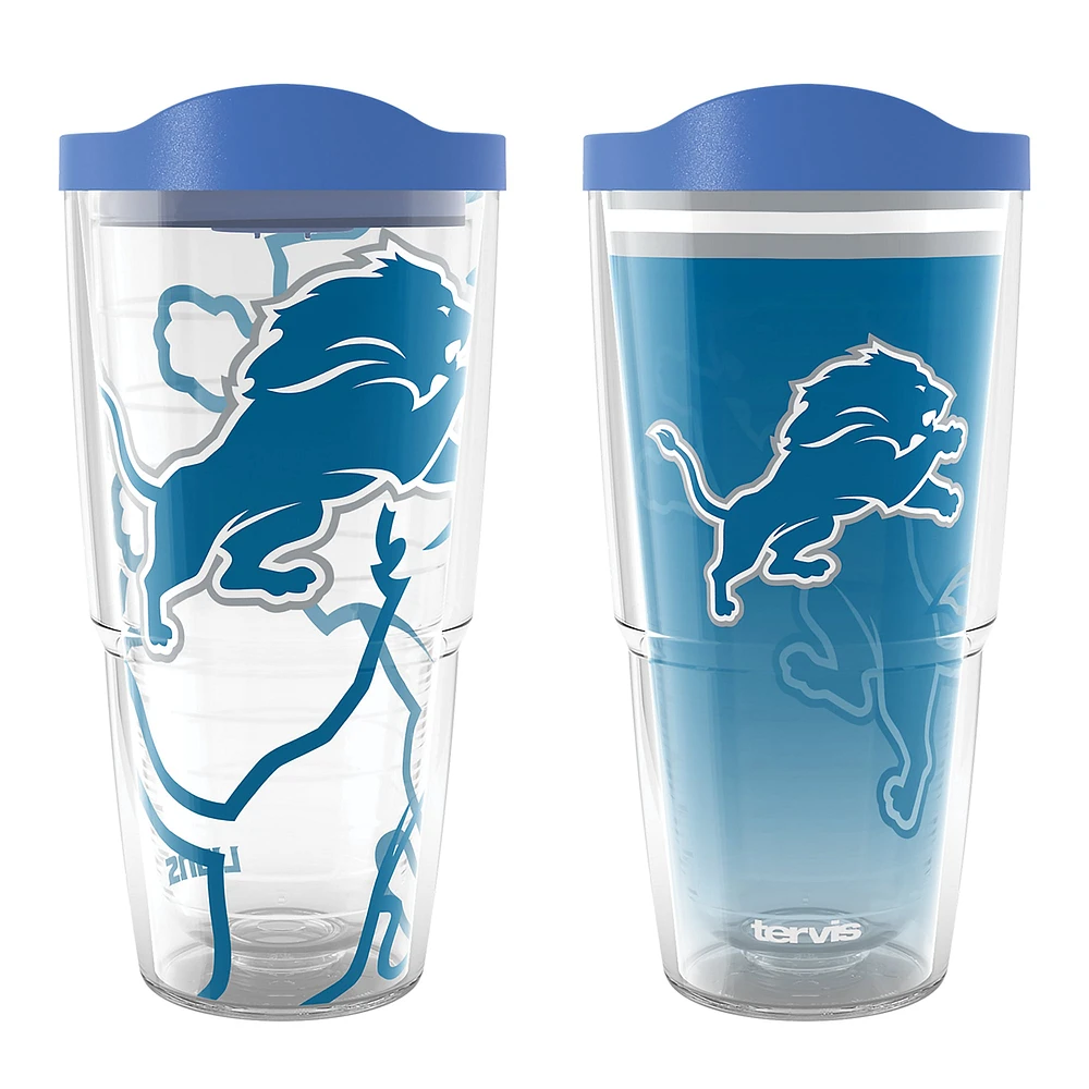 Tervis Detroit Lions 24oz NFL 2 PACK Fan authentique et éternel