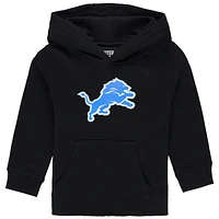 Toddler Black Detroit Lions Logo Pullover Hoodie