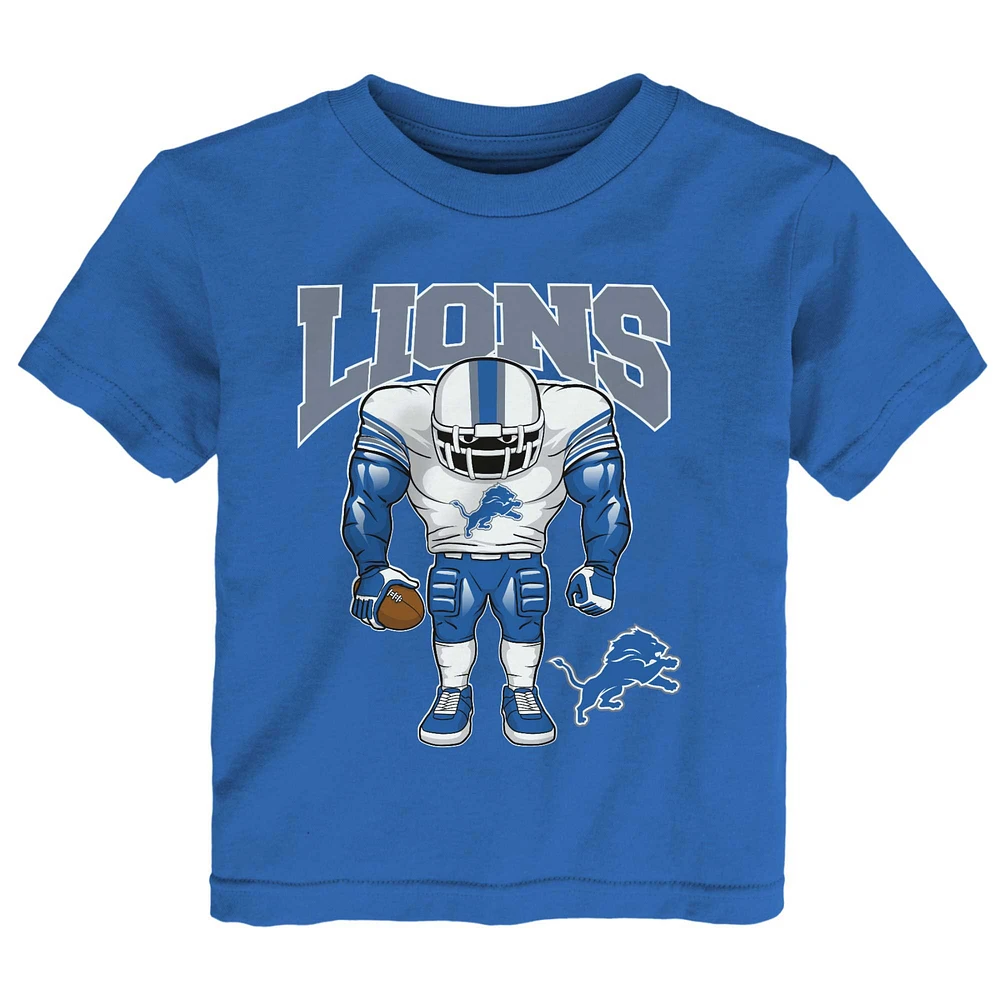 T-shirt bleu pour tout-petits Detroit Lions Brute Squad