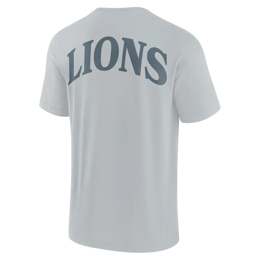 Unisex Fanatics  Gray Detroit Lions Elements Iconic T-Shirt