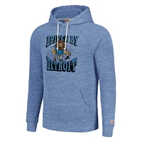 Unisex Homage Blue Detroit Lions Hyperlocal Raglan Pullover Hoodie