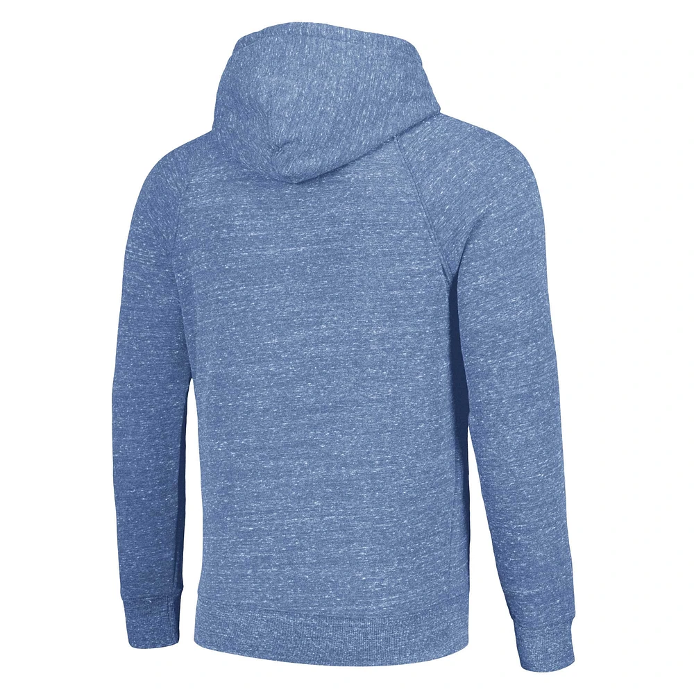 Unisex Homage Blue Detroit Lions Hyperlocal Raglan Pullover Hoodie