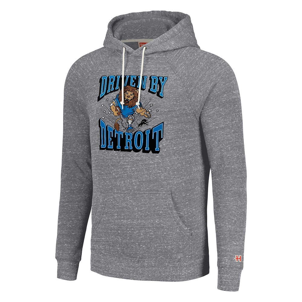 Unisex Homage Detroit Lions Hyperlocal Raglan Pullover Hoodie