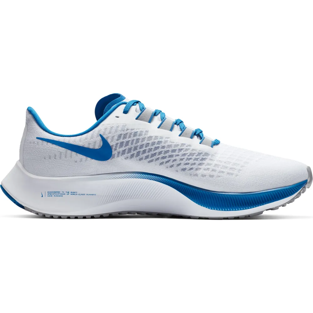 Nike Unisex Nike White Detroit Lions Zoom Pegasus 37 Running Shoe