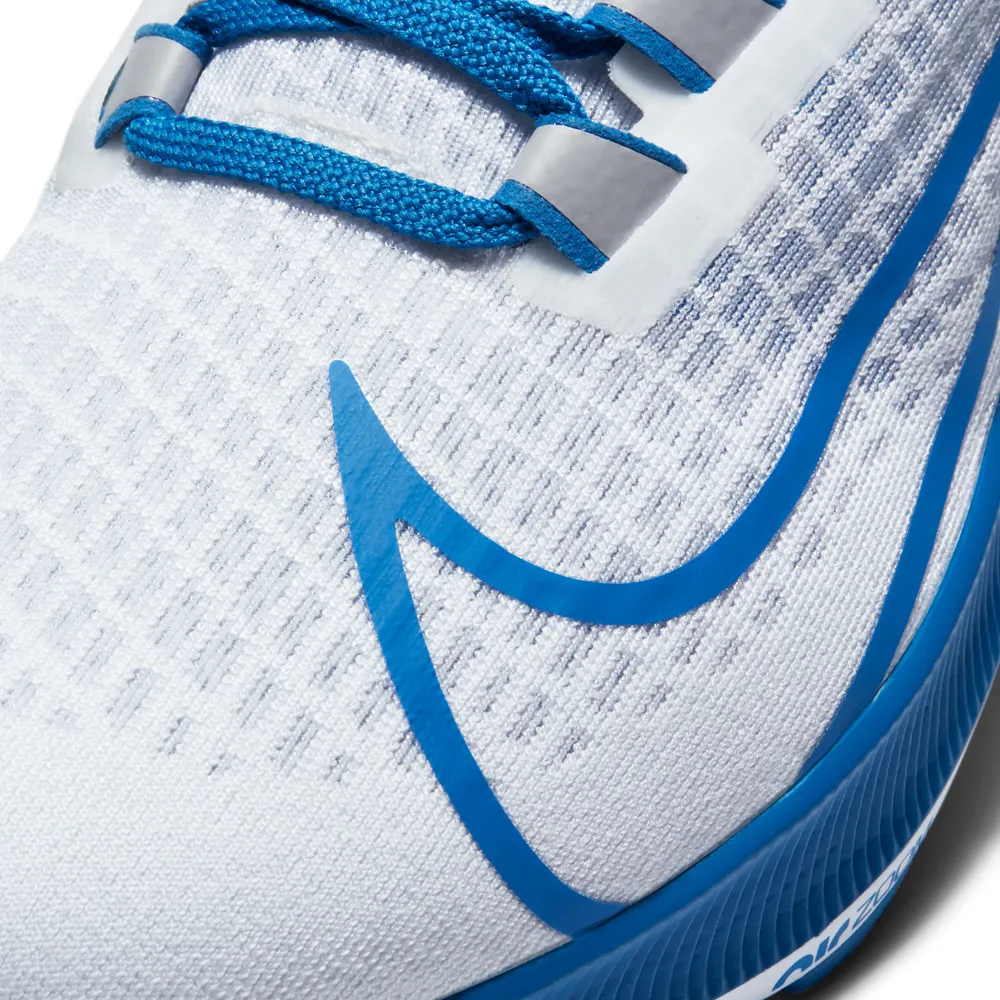 Unisex Detroit Lions Nike White Zoom Pegasus 37 Running Shoe