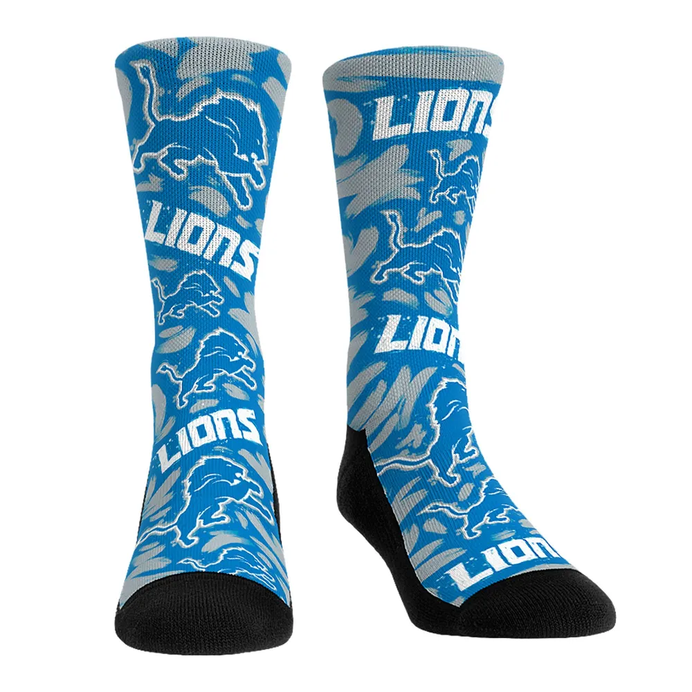 Detroit Lions Rock Em Socks Women's Dip-Dye Ankle Socks