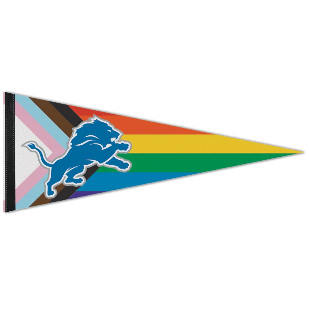 WinCraft Detroit Lions 12'' x 30'' Pride Premium Pennant