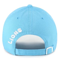 Women's '47 Blue Detroit Lions Bright Side Clean Up Adjustable Hat