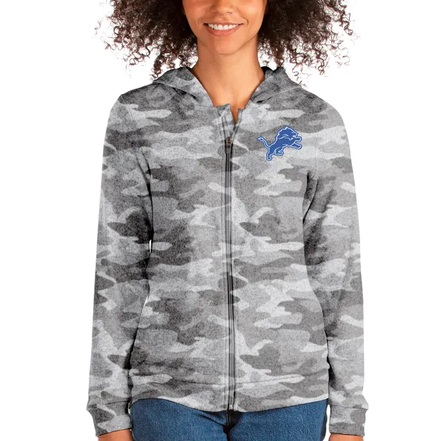 Women's Antigua Detroit Tigers Victory Full-Zip Hoodie