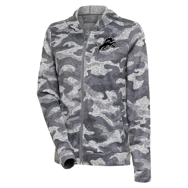 Detroit Lions Men's Black Camo Hoody by Vintage Detroit Collection