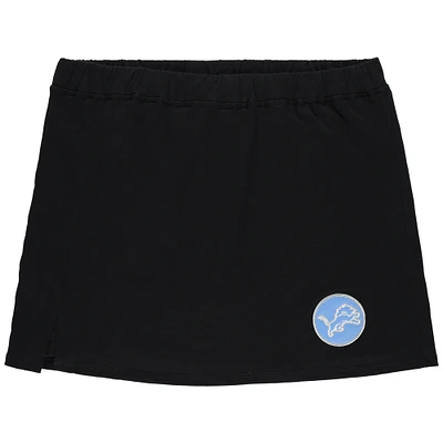 Women's Concepts Sport Black Detroit Lions Skort