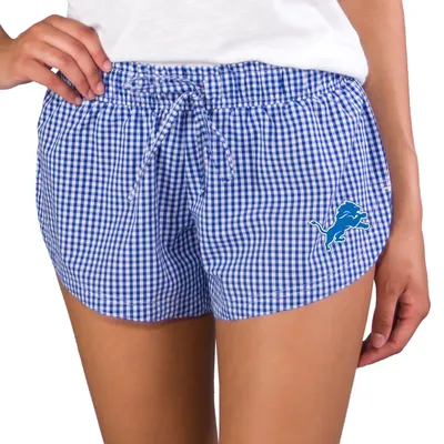 Detroit Lions Concepts Sport Women's Tradition Woven Shorts - Royal