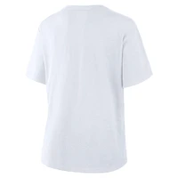 Women's Fanatics Ash Detroit Lions Line Em Up T-Shirt