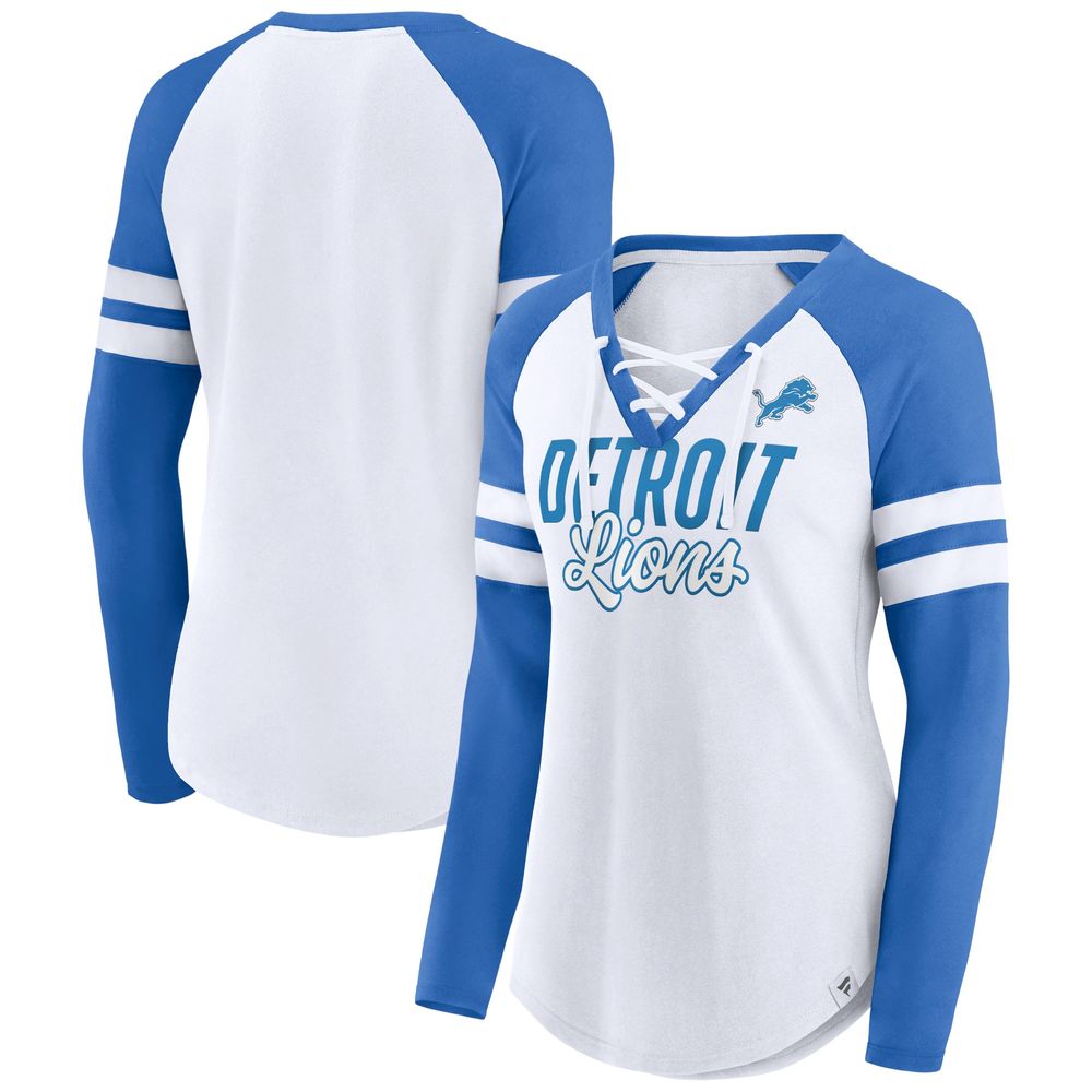 Detroit Lions Fanatics Branded Long Sleeve T-Shirt - White