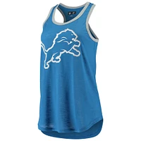 Débardeur Tater Detroit Lions G-III 4Her by Carl Banks bleu pour femme