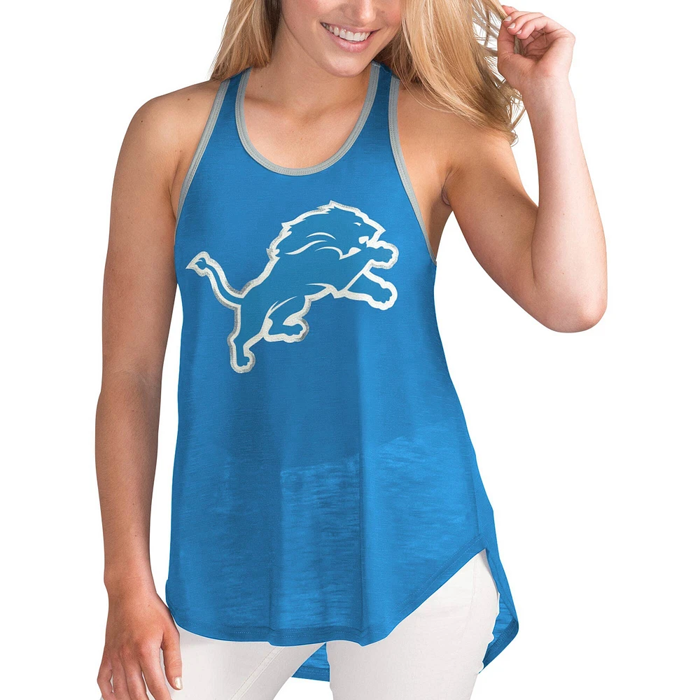 Débardeur Tater Detroit Lions G-III 4Her by Carl Banks bleu pour femme