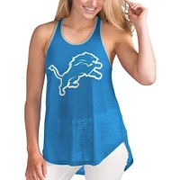 Débardeur Tater Detroit Lions G-III 4Her by Carl Banks bleu pour femme