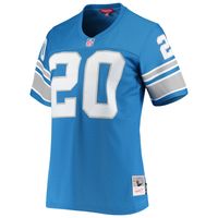 Women's Mitchell & Ness Barry Sanders Blue Detroit Lions 1996 Legacy Replica Jersey