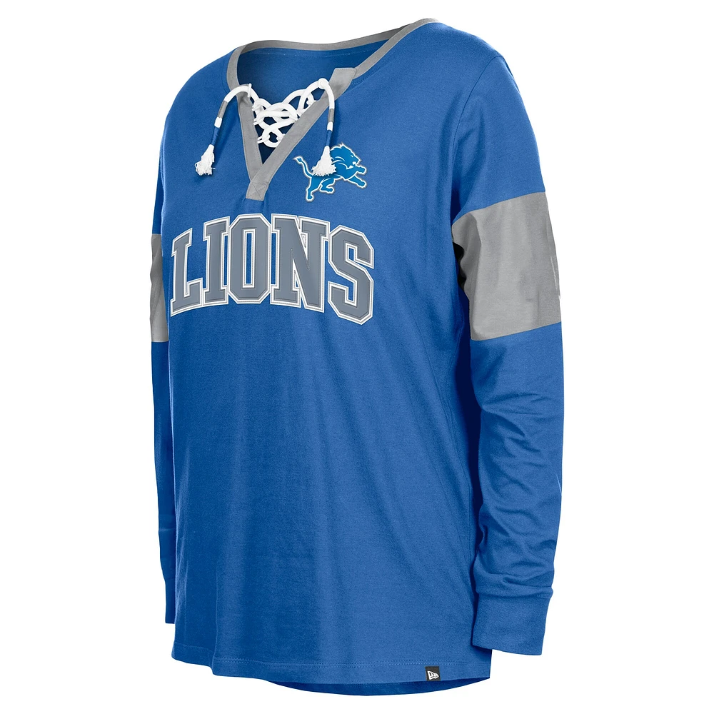 V107988 LION OTC 24 T-shirt à lacets LS pour femmes avec inserts de manches TEELADL-S 60556593 #5