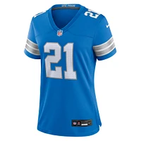 Women's Nike Amik Robertson  Blue Detroit Lions Team Game Jersey