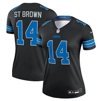 Women's Nike Amon-Ra St. Brown Detroit Lions Alternate Legend Player Performance Top