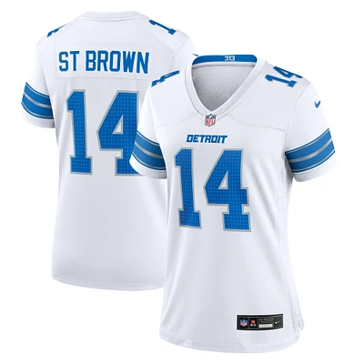 Women's Nike Amon-Ra St. Brown White Detroit Lions Game Jersey