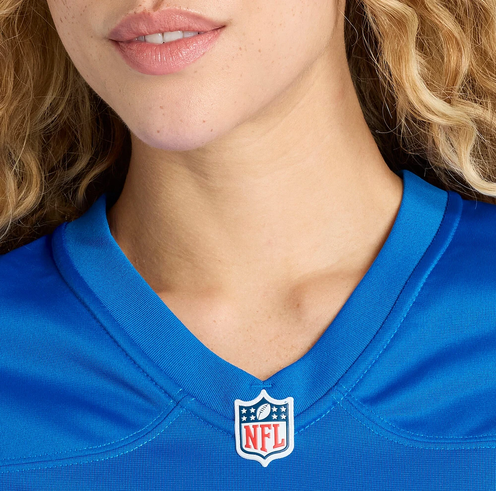 Women's Nike Avonte Maddox  Blue Detroit Lions Team Game Jersey