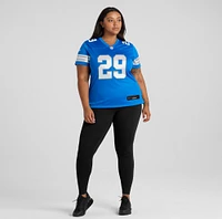 Women's Nike Avonte Maddox  Blue Detroit Lions Team Game Jersey