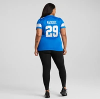 Women's Nike Avonte Maddox  Blue Detroit Lions Team Game Jersey