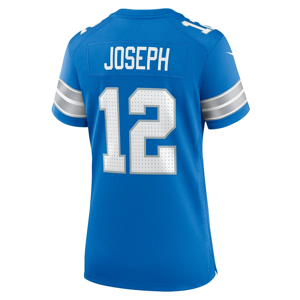 Women's Nike Brandon Joseph  Blue Detroit Lions Team Game Jersey