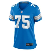 Maillot de match Nike Colby Sorsdal bleu pour femme des Lions Détroit
