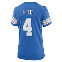 Maillot Nike D.J. Reed bleu pour femme des Lions de Détroit
