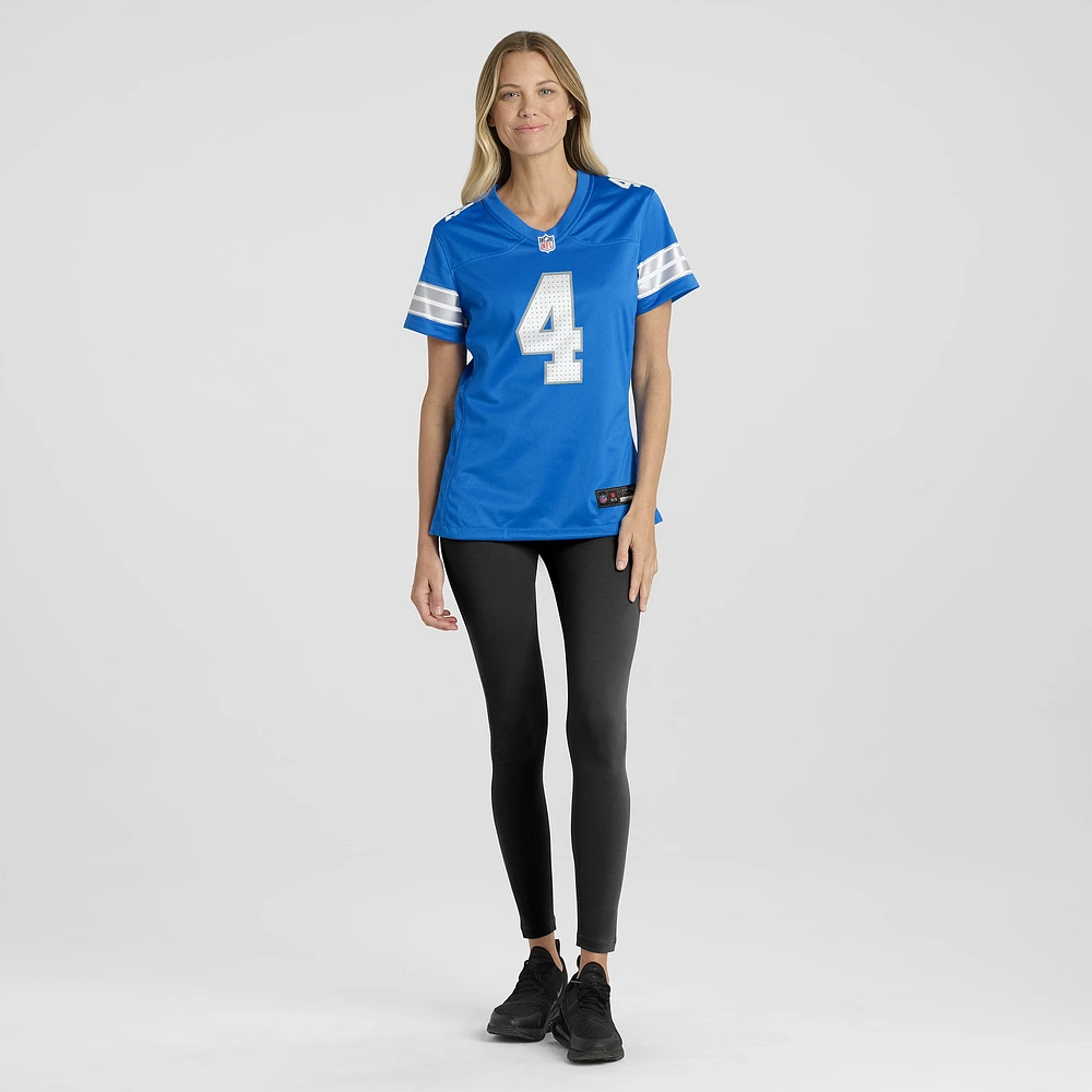 Maillot Nike D.J. Reed bleu pour femme des Lions de Détroit