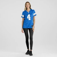 Maillot Nike D.J. Reed bleu pour femme des Lions de Détroit