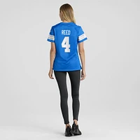 Maillot Nike D.J. Reed bleu pour femme des Lions de Détroit