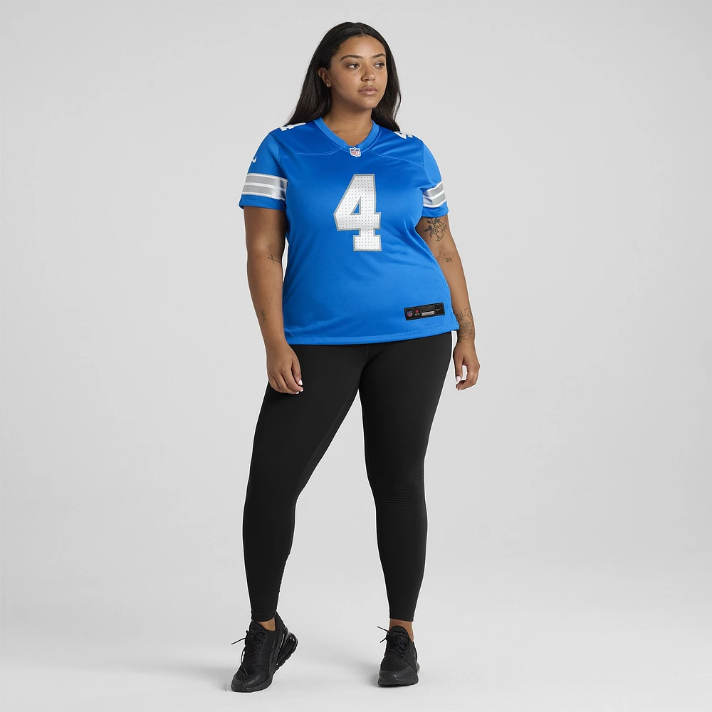 Maillot Nike D.J. Reed bleu pour femme des Lions de Détroit