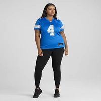 Maillot Nike D.J. Reed bleu pour femme des Lions de Détroit