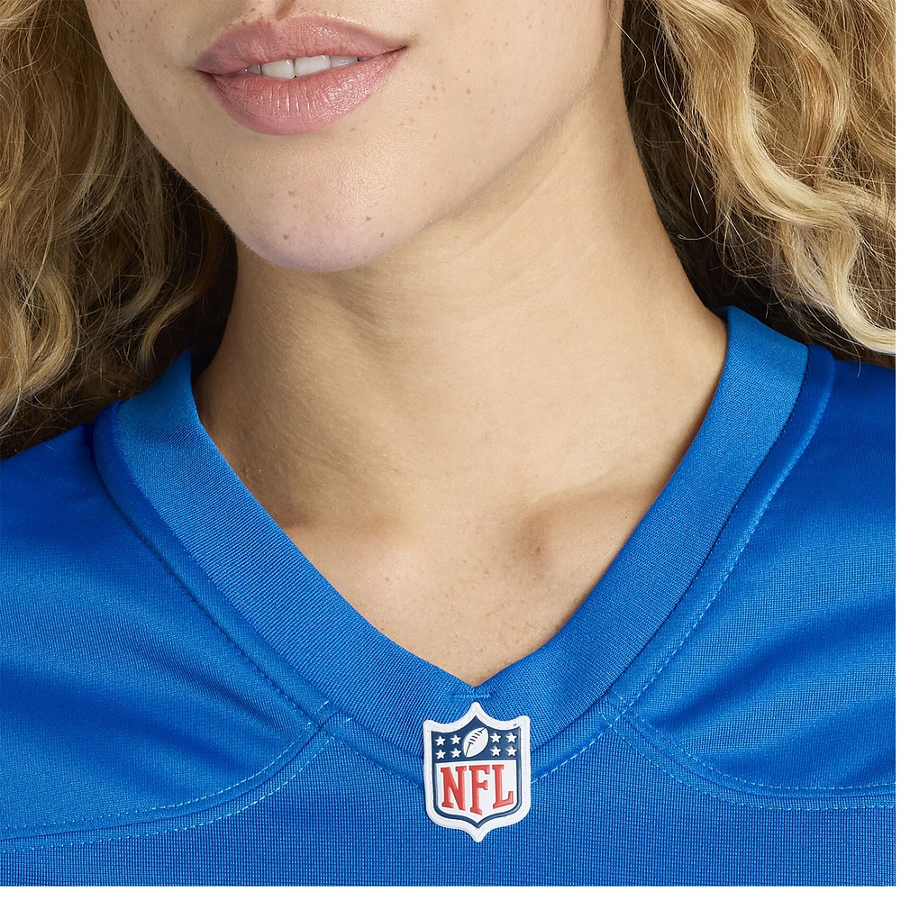 Maillot Nike D.J. Reed bleu pour femme des Lions de Détroit