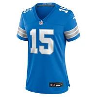 Women's Nike Ennis Rakestraw Jr.  Blue Detroit Lions Team Game Jersey